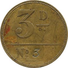 3 Pence - PS and Co. No. 3
