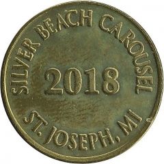 Ride Token - Silver Beach Carousel St. Joseph, Michigan