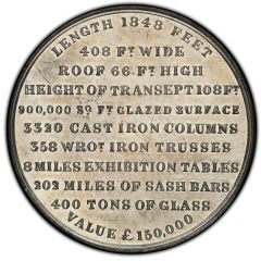 Medal - Victoria Great Exhibition, Heaton, 38mm