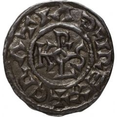 Denier - Charles II Valenciennes mint