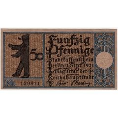 50 Pfennig Districts Series - Issue 1: Mitte