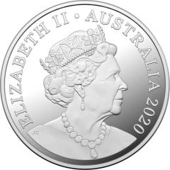 5 Dollars - Elizabeth II 6th Portrait - Western Taipan - Silver Proof
