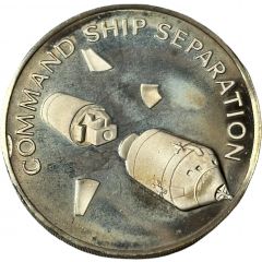 Medal - Apollo Project Command Ship Seperation