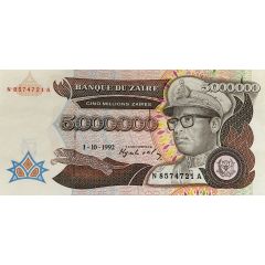 5 000 000 Zaïres