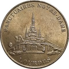 Monnaie de Paris Tourist Token - Notre-Dame de Lourdes Lourdes - Sanctuaires Notre-Dame