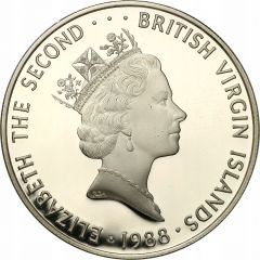 25 Dollars - Elizabeth II Seated Figure Sculpture