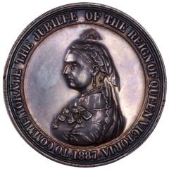 Medal - Victoria Golden Jubilee, Standish, silver