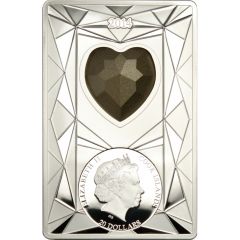 20 Dollars - Elizabeth II Crystal Heart