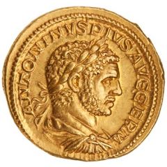 Aureus - Caracalla P M TR P XX COS IIII P P, Sol