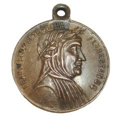 Médaille Souvenir des fêtes en l`honneur du cinquième centenaire de Pétrarque
