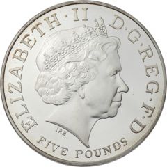 5 Pounds - Elizabeth II Trafalgar, Silver Proof