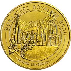 Tourist token - Monnaie de Paris - Bourg en Bresse - Monastere royal de Brou