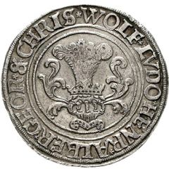 1/2 Thaler - Wolfgang, Louis, Henry, Albert George and Christoph