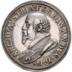 2 Thalers - Ferdinand II of Tyrol Posthumous, Hall