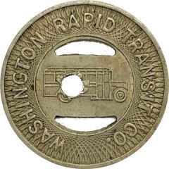 1 Fare - Washington Rapid Transit Company Washington, D.C.