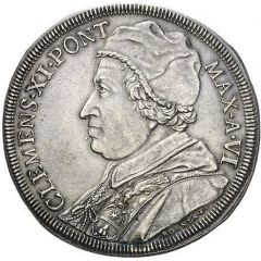 1 Piastra - Clemente XI