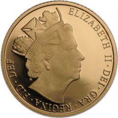 1 Sovereign - Elizabeth II Butler effigy