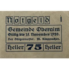 75 heller Oberalm