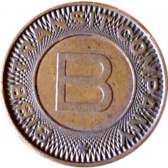 Token - Bibb Transit Company Macon, Georgia