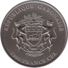 1000 Francs CFA Ostrich, Silver Bullion
