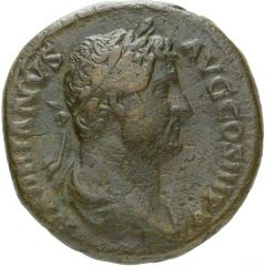 Dupondius or As - Hadrian RESTITVTORI GALLIAE S C, Gallia