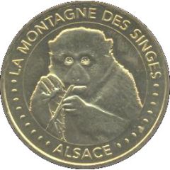 Monnaie de Paris Tourist Token - Alsace La Montagne des Singes - Le Magot