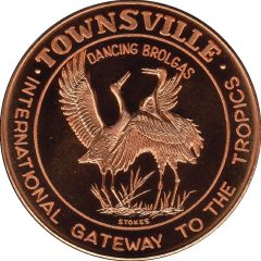 Medal - Tourist Dollar Townsville - Gateway to the Tropics, Tourist Souvenir