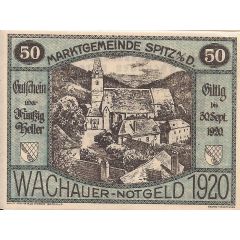 50 Heller Wachau - Spitz an der Donau