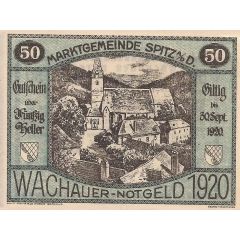 50 Heller Wachau - Spitz an der Donau