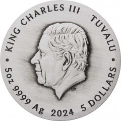 5 Dollars - Charles III Dragon and Phoenix