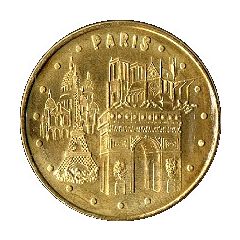 Monnaie de Paris Tourist Token - Paris 4 monuments