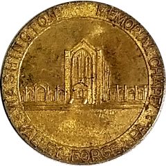 Token - Washington Memorial Chapel Valley Forge, Pennsylvania