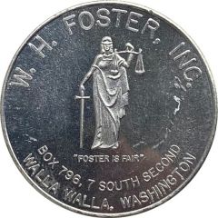 50 Cents - W. H. Foster, Inc. Walla Walla, Washington