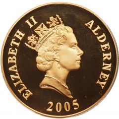 5 Pounds - Elizabeth II Prince Henry of Wales, Gold Proof