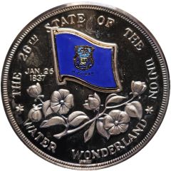 Medal - The 26th State Michigan