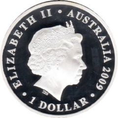 1 Dollar - Elizabeth II 4th Portrait - 200 Years of Postal Services in Australia - Silver Proof