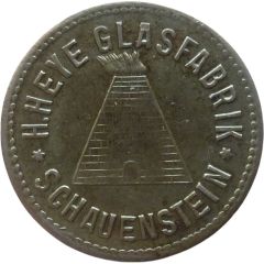 50 Pfennigs - Schauenstein H. Heye Glasfabrik