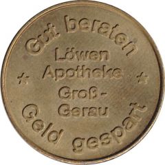 Löwen Taler - Löwen Apotheke Groß-Gerau