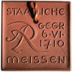 Medal - 250 years of Meissen