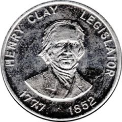 Token - Shell Famous Americans Coin Game Henry Clay