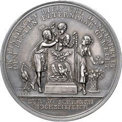 Golden wedding of Alexander Gontard and Maria Cäcilia Dubosc