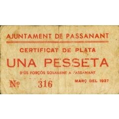 1 Peseta Passanant