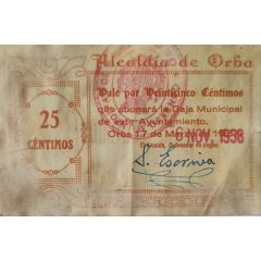 25 Céntimos Orba