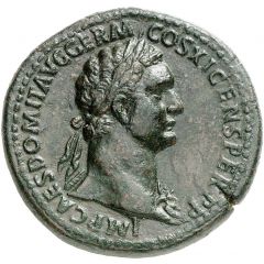 Sestertius - Domitian S C, Victory