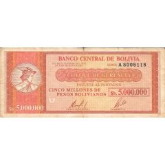 5 000 000 Pesos Bolivianos