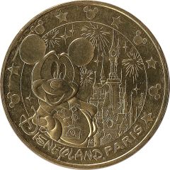 Monnaie de Paris Tourist Token - Disneyland Paris Mickey et le château de la Belle au bois dormant