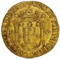 São Vicente `L-G` and arrows` - Sebastião I Lisboa mint
