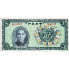 10 Yuan Central Bank of China