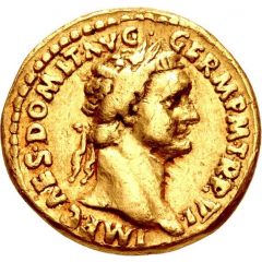Aureus - Domitian IMP XIIII COS XIII CENS P P P, Germania