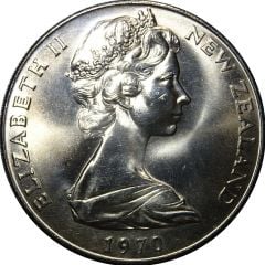 1 Dollar - Elizabeth II 2nd Portrait, Cook Islands